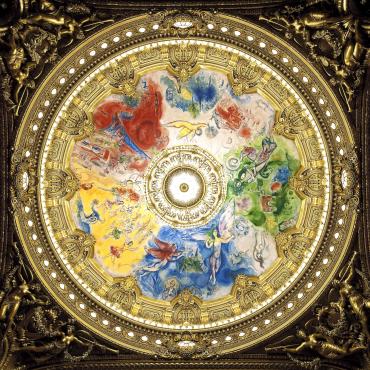 Ceiling for the Paris Opera House, 1964, Oeuvres sur toile by Marc Chagall