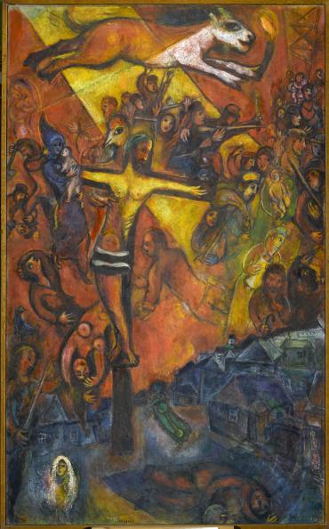 Triptyque : Résistance, 1937 - 1948, Œuvre sur toile de Marc Chagall