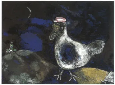 The Hen, 1927 - 1928, Works on paper by Marc Chagall