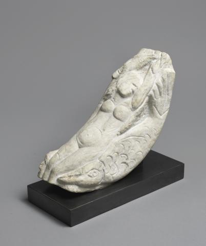 Woman With Fish, Sculpture by Marc Chagall (1952)