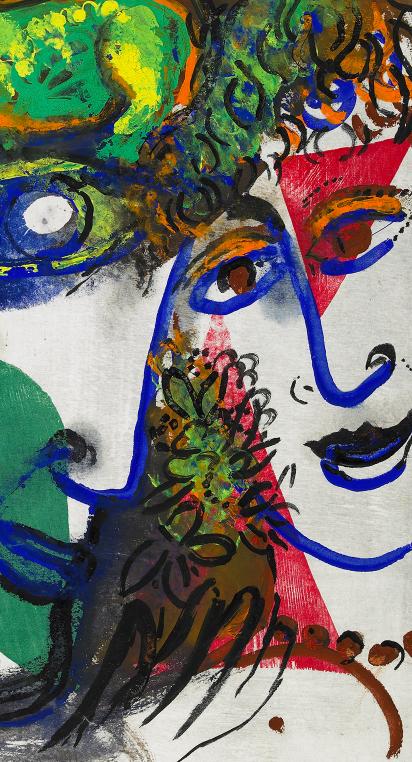 Explorez le travail de création de Marc Chagall à travers des approches par thèmes, par matériaux, par couleurs et par ateliers.