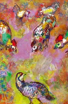 La Ruche et Montparnasse シャガール　　　リトグラフ La Ruche, Paris, 1968 | Marc Chagall