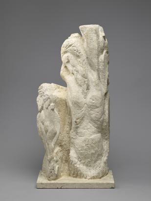 Christ en croix, 1952 - 1954, Sculpture de Marc Chagall