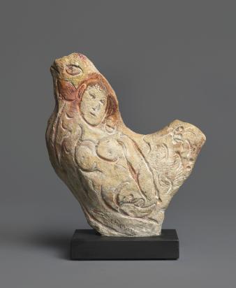 Rooster or Woman with Rooster or Rooster-Woman, circa 1952, Sculpture by Marc Chagall