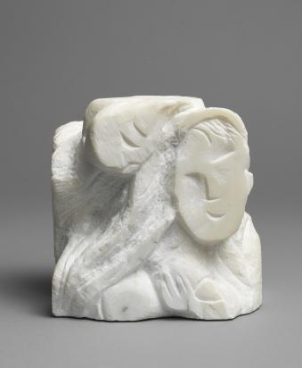 Couple or Couple and Animal, circa 1969, Sculpture by Marc Chagall