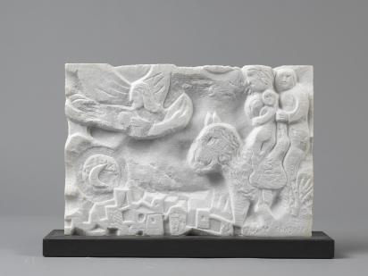 The Flight into Egypt, 1968 - 1969, Sculpture by Marc Chagall