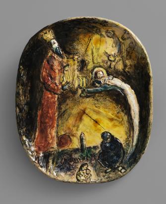 Le Roi David, 1951, Céramique de Marc Chagall