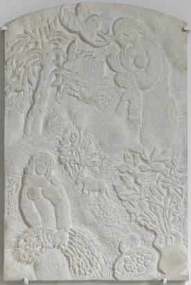 Women of the Bible, Sarah and Rebecca, 1969 - 1970, Sculpture by Marc Chagall