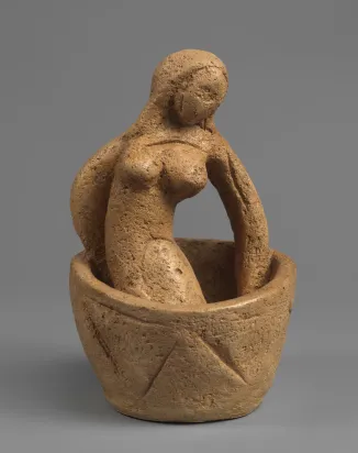 Femme au bain, 1953, Sculpture by Marc Chagall