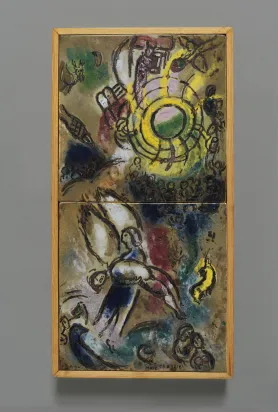 La Création de l'Homme, 1959, Céramique de Marc Chagall