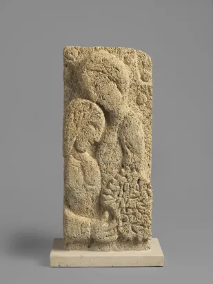 Les Amoureux au bouquet, 1951 - 1952, Sculpture by Marc Chagall