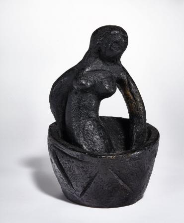 Femme au bain, 1957, Sculpture by Marc Chagall