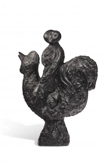 Le Coq, 1959, Sculpture by Marc Chagall