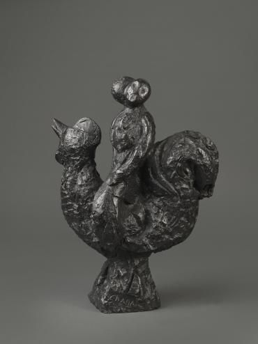 Le Coq, 1958 - 1959, Sculpture by Marc Chagall