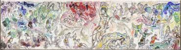 Le Message d'Ulysse, Faculté de droit et de sciences économiques, Nice, 1967 - 1969, Mosaïque de Marc Chagall