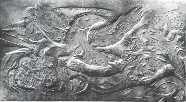L'Oiseau ou Psaume 124, 1957, Sculpture by Marc Chagall
