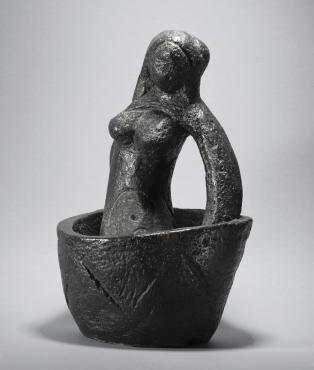 Woman Bathing, 1959, Sculpture by Marc Chagall