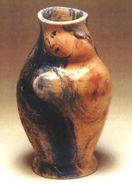 Femme et Oiseau ou Pour Ramié, 1962, Céramique de Marc Chagall