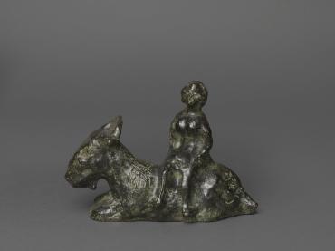 Young Woman on Goat, <i>circa</i> 1981 - 1982, Sculpture by Marc Chagall