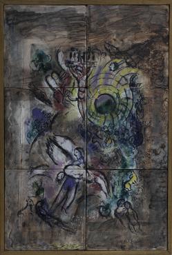 La Création de l'Homme, 1959, Céramique de Marc Chagall