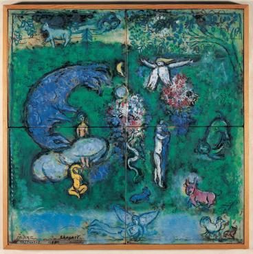 Le Paradis terrestre, 1959, Céramique de Marc Chagall