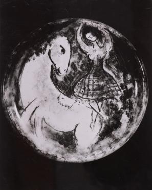 Circus Rider or Circus, 1952, Ceramic by Marc Chagall