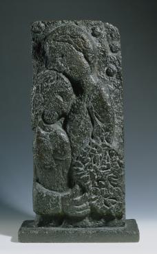Lovers With a Bouquet, 1958 - 1959, Sculpture by Marc Chagall