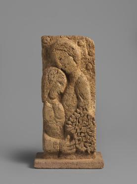 Lovers With a Bouquet, 1958 - 1959, Sculpture by Marc Chagall