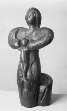 Madonna with Child or Motherhood, 1959, Sculpture by Marc Chagall