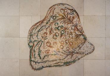 Floor mosaic 4, Knesset lobby, Jerusalem: Plants, 1964 - 1966, Mosaic by Marc Chagall