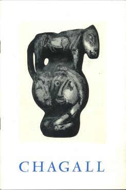 Marc Chagall: Céramiques, 1962, Monographic exhibition catalogue