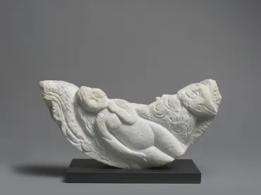 Amoureux ou La Vague à l'âne et à l'oiseau, 1952, Sculpture de Marc Chagall