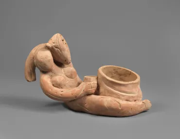 The Woman and the Well, <i>circa</i> 1953, Ceramic by Marc Chagall