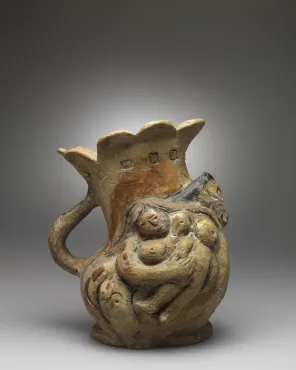 Fuite en Egypte, 1952, Céramique de Marc Chagall