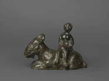 Jeune femme sur la chèvre, <i>circa</i> 1981 - 1982, Sculpture de Marc Chagall