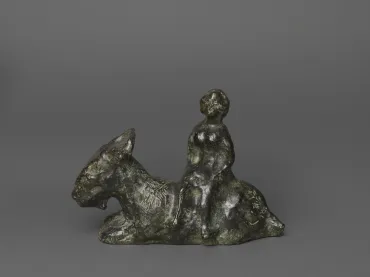 Jeune femme sur la chèvre, <i>circa</i> 1981 - 1982, Sculpture de Marc Chagall