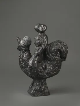 Le Coq, 1958 - 1959, Sculpture de Marc Chagall