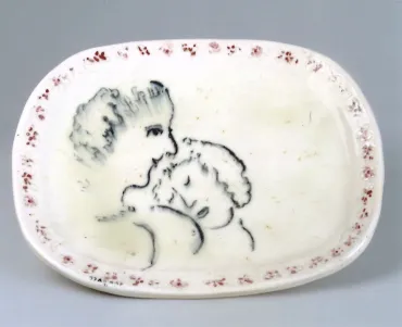 Maternité, 1950, Céramique de Marc Chagall