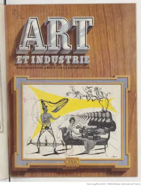 Art et industrie: Revue générale des industries de luxe et des arts appliqués à la maison, 1952, Press article