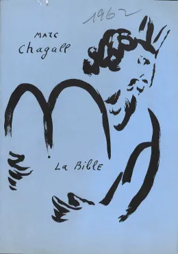 Marc Chagall, La Bible, lithographie 1956-1960, 1962, Catalogue d'exposition monographique