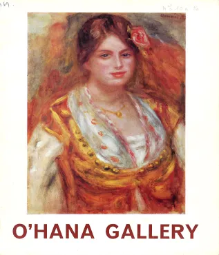 Summer Exhibition: French Paintings and Sculpture of the Nineteenth and Twentieth Centuries, 1969, Monographic exhibition catalogue