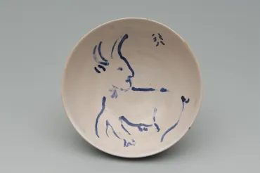 Ida Chagall’s wedding service: bowl 6: Centaur, 1951, Ceramic by Marc Chagall
