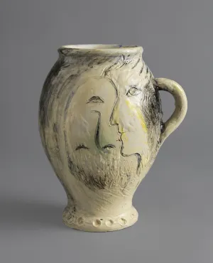 Tête-à-tête, 1953, Céramique de Marc Chagall